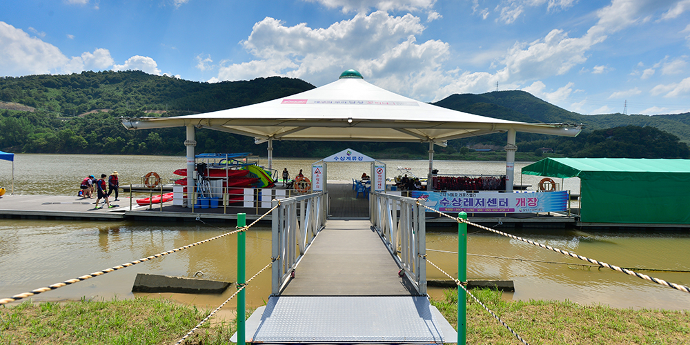 수상계류장 입구사진