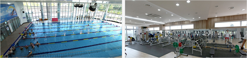 수영장, 헬스장 사진