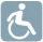 장애인 접근성 픽토그램- 단독 접근 가능