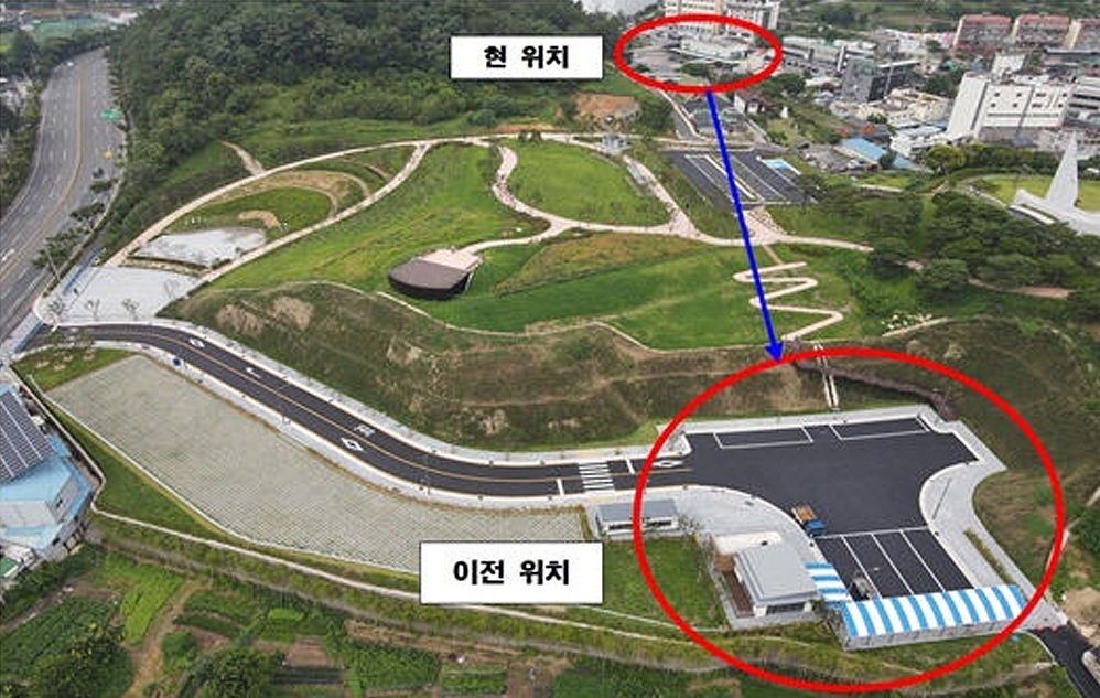 현위치에서 이전 위치의 거리를 볼수 있는 지도