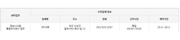 개인정보 처리의 위탁 스크린샷